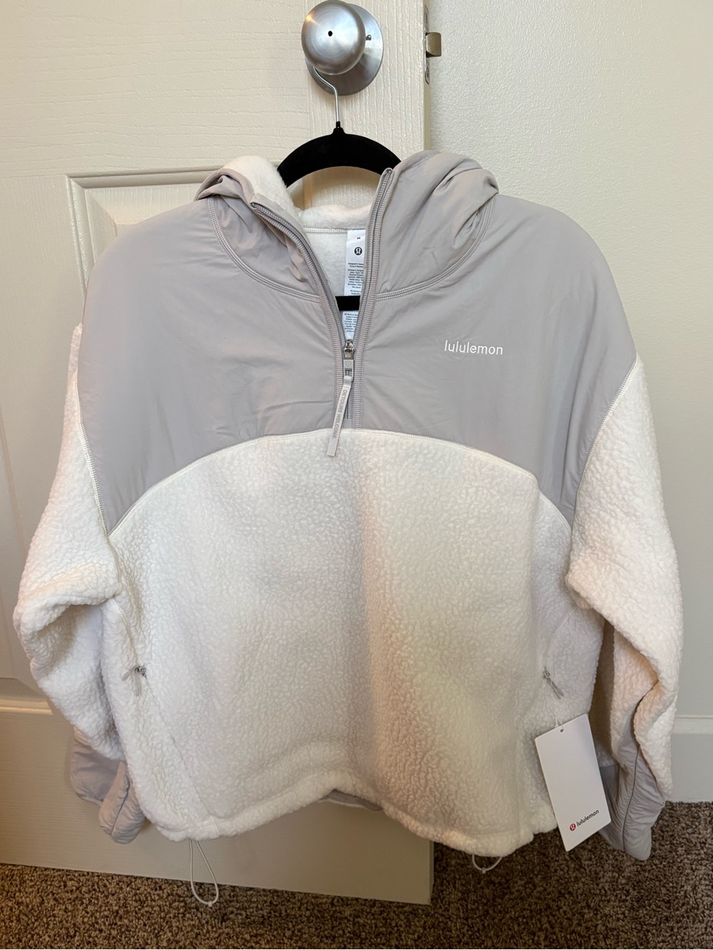 Lululemon High-Pile Fleece Hooded Half Zip
